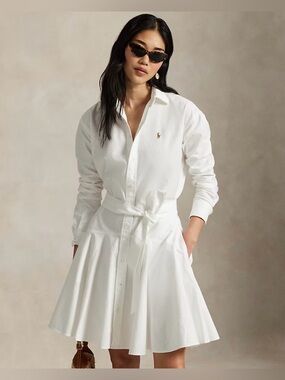 Polo Ralph Lauren Cotton Oxford Shirtdress Size 6
